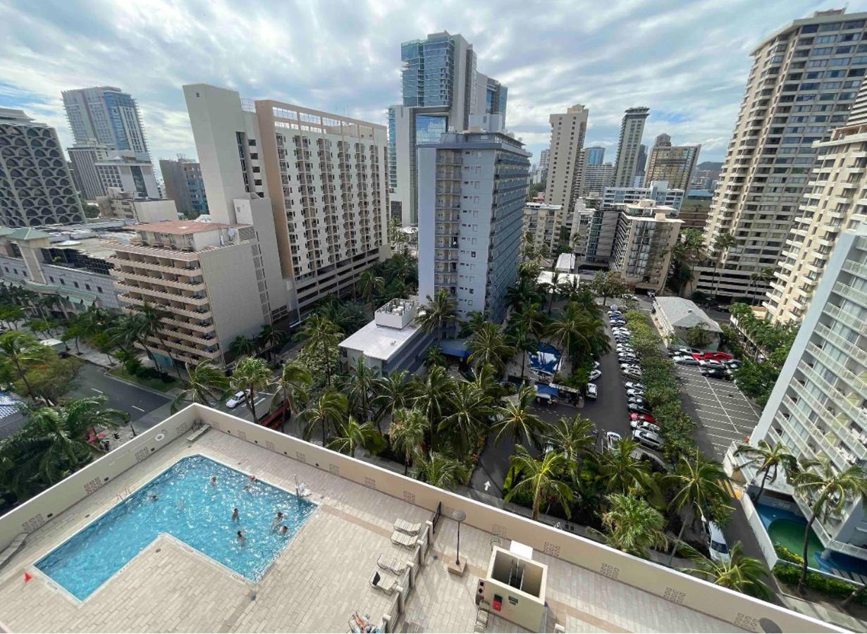 1414- Heart Of Waikiki With Kitchen - Free Parking - City View Honolulu Extérieur photo